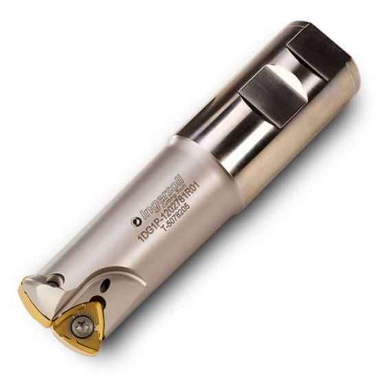 Picture of Ingersoll 1DG1P-1202781R01 Milling Cutter 1.250 Cylindrical1.2500 2 Flute Coolant 0.0787 Max DOC 5.000 OAL