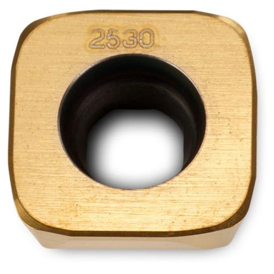 Picture of Ingersoll SDXS1305MPR-MR1 IN4030 Milling Insert Square 0.060 TiAIn + AlCrO GoldQuadF Insert