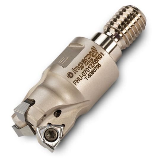 Picture of Ingersoll FHU-07012X6R01 Milling Cutter 0.750 ScrewM10 3 Flute Coolant 0.15 Max DOC