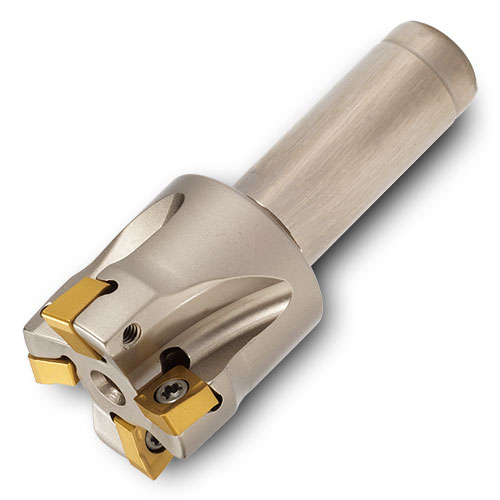 Picture of Ingersoll 1TJ1C-20007S6R01 Milling Cutter 90.0°, Back Draft 2.000 Cylindrical0.6250 7 Flute 0.18 Max DOC 1.750 OAL