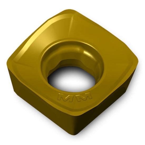 Show details for Ingersoll SDXS1305MDR-PH IN4005 Milling Insert Square 0.511 TiAIn + AlCrO GoldQuadF Insert Picture of Ingersoll SDXS1305MDR-PH IN4005 Milling Insert Square 0.511 TiAIn + AlCrO GoldQuadF Insert