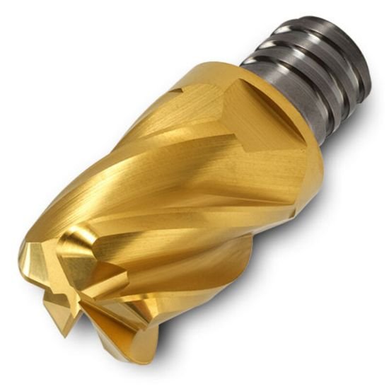 Picture of Ingersoll 47D-7581TSRQ25 IN2505 Dia 3/4 SH T12 LOC 0.7500End Mill,Replacable Head Standard Flute Variable Helix Carbide TiAIn + TiN Single End Corner Radius0.2500 6.35mm CHIPSURFER