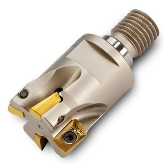 Picture of Ingersoll 12J1R-12017X8R01 Milling Cutter 90.0° 1.250 ScrewM16 4 Flute Coolant 0.47 Max DOC