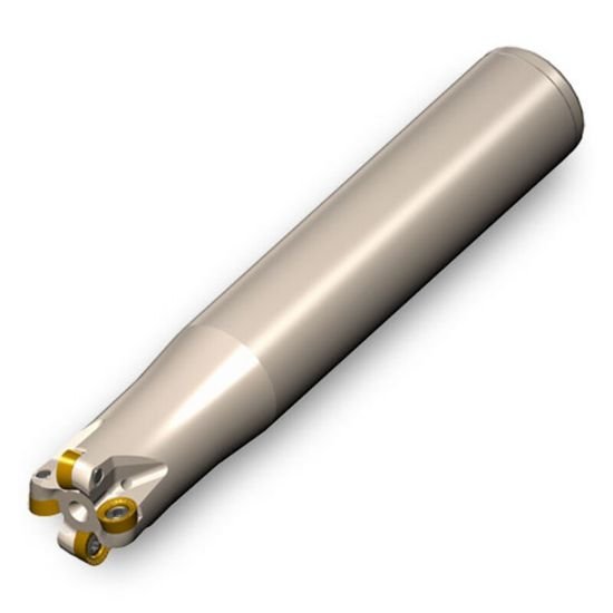 Picture of Ingersoll 15B8E-06011S6R01 Milling Cutter Button Cutter 0.625 Cylindrical0.6250 2 Flute Coolant 0.1575 Max DOC 4.000 OAL