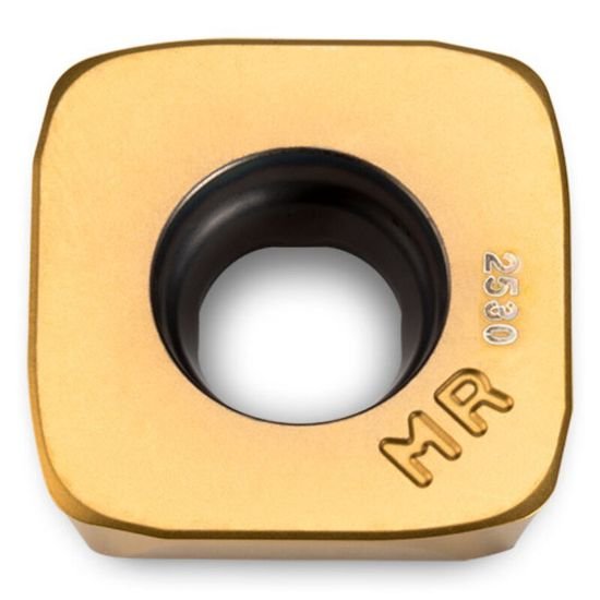 Picture of Ingersoll SDXS1605MPR-MR1 IN4035 Milling Insert Square 0.210 TiAIn + AlCrO GoldQuadF Insert