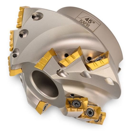 Picture of Ingersoll 22Q3R-17020D4R01 Milling Cutter 15.0° 1.750 Cylindrical1.2500 4 Flute Coolant 0.338 Max DOC 2.000 OAL