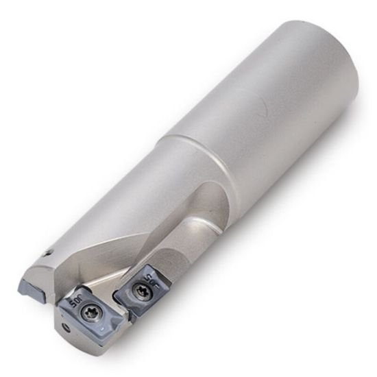 Picture of Ingersoll 12S1Q-1001780R01 Milling Cutter 90.0°, Drill Mill 1.000 Weldon 1.0000 1 Flute Coolant 0.87 Max DOC 4.000 OAL