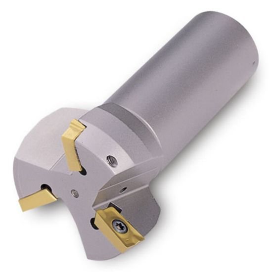 Picture of Ingersoll 12R1B-0201084R01 Milling Cutter 15.0° 2.180 Weldon 0.7500 3 Flute Coolant 0.27 Max DOC 3.000 OAL