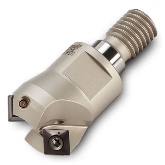 Picture of Ingersoll 15N1E-10012X7R01 Milling Cutter 45.0° 1.000 ScrewM12 2 Flute Coolant 0.2 Max DOC