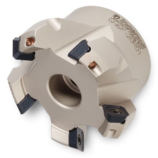 Picture of Ingersoll 5N6F-20R01 Milling Cutter 45.0° 2.000 Shell0.7500 5 Flute 0.18 Max DOC 1.570 OAL