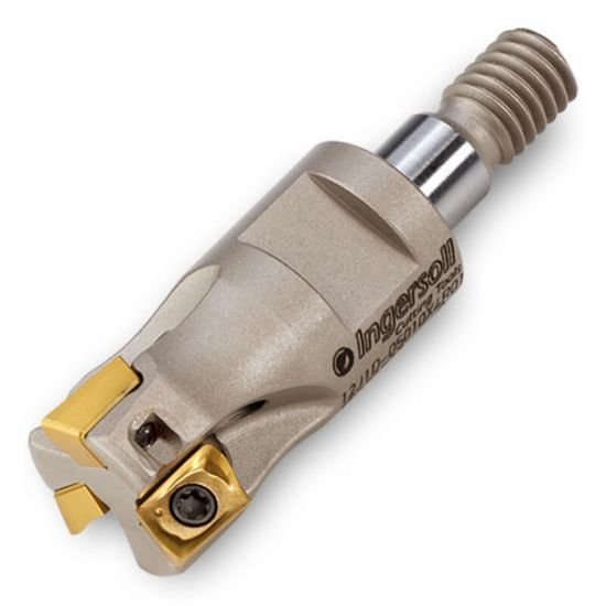 Picture of Ingersoll 12J1D-10015X7R01 Milling Cutter 90.0° 1.000 ScrewM12 7 Flute 0.22 Max DOC