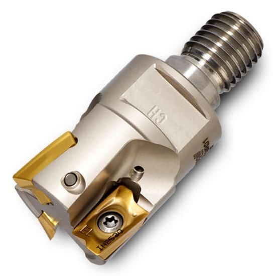 Picture of Ingersoll 12J1G-12017X8R01 Milling Cutter 90.0° 1.250 ScrewM16 3 Flute Coolant 0.63 Max DOC