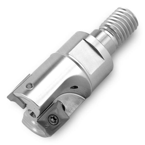 Picture of Ingersoll 12J1E-10015X7R01 Milling Cutter 90.0° 1.000 ScrewM12 2 Flute Coolant 0.66 Max DOC