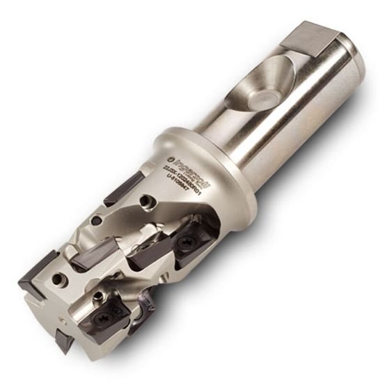 Picture of Ingersoll 22J3X-1002780R01 Milling Cutter 90.0°, Corn Cob 1.000 Cylindrical1.0000 2 Flute 2.2 Max DOC 5.000 OAL