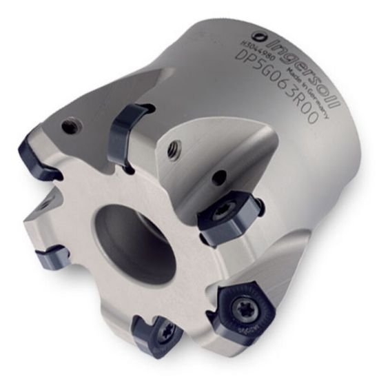 Picture of Ingersoll DP5G-20R01 Milling Cutter 2.000 Shell0.7500 5 Flute Coolant 0.06 Max DOC 1.625 OAL