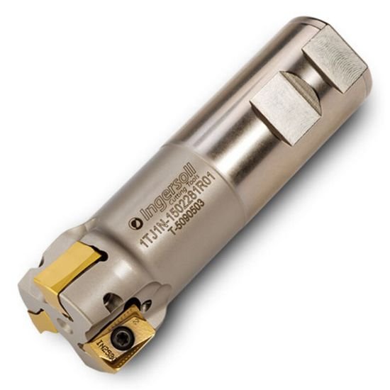 Picture of Ingersoll 1TJ1N-1502281R01 Milling Cutter 90.0° 1.500 Cylindrical1.2500 3 Flute Coolant 0.59 Max DOC 4.500 OAL