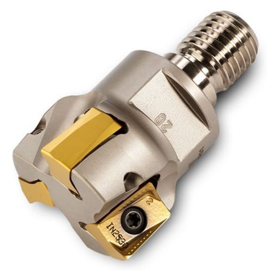 Picture of Ingersoll 1TJ1N-12015X8R01 Milling Cutter 90.0° 1.250 ScrewM16 2 Flute Coolant 0.59 Max DOC