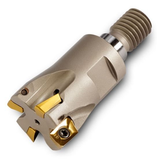 Picture of Ingersoll 12J1P020035X6R00 Milling Cutter 90.0° 0.787 ScrewM10 3 Flute Coolant 0.3543 Max DOC