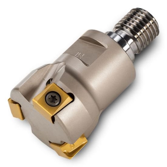 Picture of Ingersoll 1SJ1F-15015X8R01 Milling Cutter 90.0° 1.500 ScrewM16 4 Flute Coolant 0.42 Max DOC