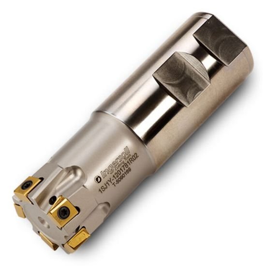 Picture of Ingersoll 1SJ1Y-0702280R01 Milling Cutter 90.0° 0.750 Cylindrical1.0000 2 Flute Coolant 0.31 Max DOC 4.500 OAL