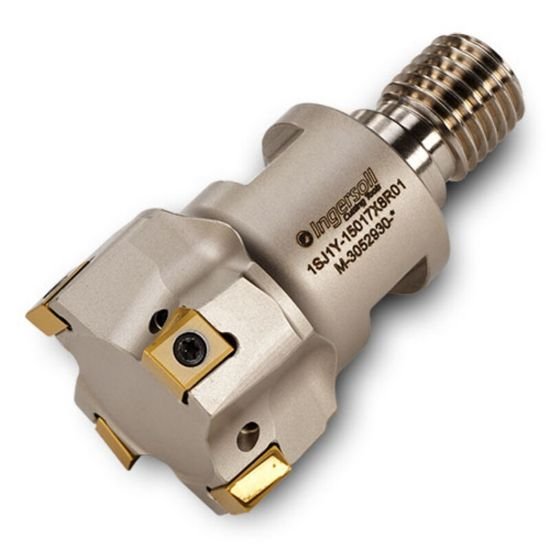 Picture of Ingersoll 1SJ1Y-12017X8R02 Milling Cutter 90.0° 1.250 ScrewM16 5 Flute Coolant 0.31 Max DOC