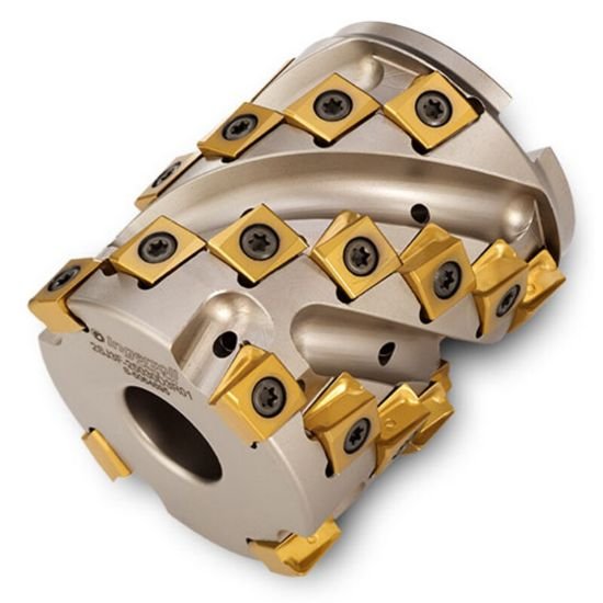 Picture of Ingersoll 2SJ3F-30035D4R01 Milling Cutter 90.0°, Corn Cob 3.000 Cylindrical1.2500 5 Flute Coolant 3.04 Max DOC 3.500 OAL