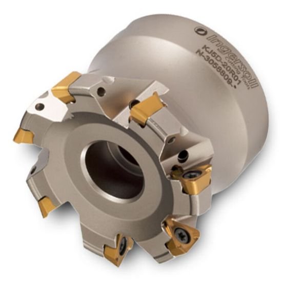 Picture of Ingersoll KJ5D-15R01 Milling Cutter 90.0° 1.500 Shell0.5000 6 Flute Coolant 0.275 Max DOC 1.570 OAL