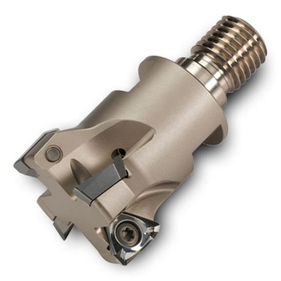 Picture of Ingersoll 1KJ1G035043X8R00 Milling Cutter 90.0° 1.378 ScrewM16 3 Flute Coolant 0.4331 Max DOC