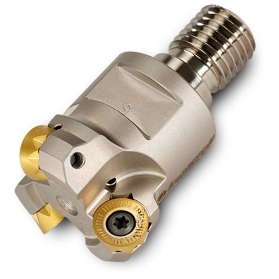 Picture of Ingersoll 15B1A02030X6R00 Milling Cutter Button Cutter 0.787 ScrewM10 2 Flute Coolant 0.1969 Max DOC