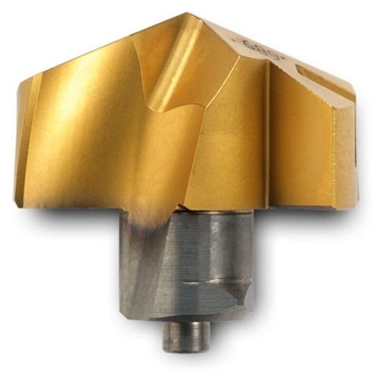 Picture of Ingersoll TPA0940R01 IN2505 0.3701 (9.40 mm) Gold Twist Replaceable Tips Steel Geometry