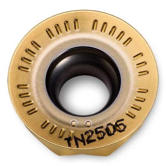 Picture of Ingersoll RJLT1605MON IN2505 Milling Insert Round 0.315 TiAIn + TiN FormMasterShear Insert