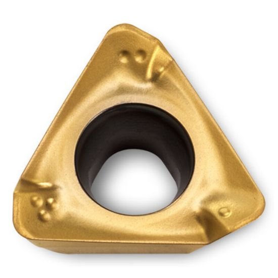 Show details for Ingersoll THES060404R IN2505 Milling Insert Triangle 0.015 TiAIn + TiN HiPosTrio Insert Picture of Ingersoll THES060404R IN2505 Milling Insert Triangle 0.015 TiAIn + TiN HiPosTrio Insert