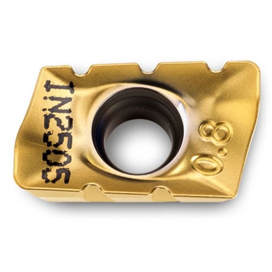 Picture of Ingersoll ZOMT130404R IN2505 Milling Insert Paralelagram 0.015 TiAIn + TiN Hipos