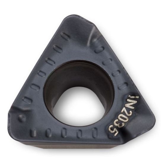 Picture of Ingersoll THLS060408R-HR IN2530 Milling Insert Triangle 0.031 TiAIn + TiN HiPosTrio Insert