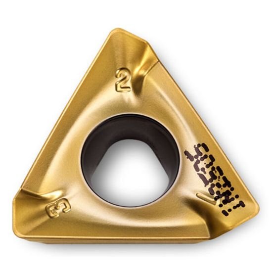 Picture of Ingersoll THLS130608R IN2540 Milling Insert Triangle 0.031 TiAIn + TiN HiPosTrio Insert