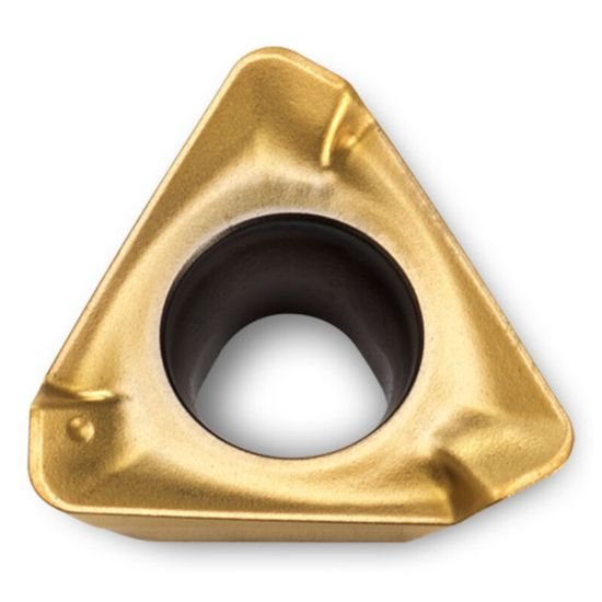 Picture of Ingersoll THLS060408R IN2510 Milling Insert Triangle 0.031 TiAIn + TiN HiPosTrio Insert