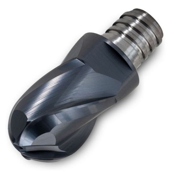 Picture of Ingersoll 47B-1010TURB16 IN2005 Dia 1 SH T15 LOC 1.00End Mill,Replacable Head Standard Flute Standard Helix Carbide TiAlN Single End Ball NoseBall CHIPSURFER