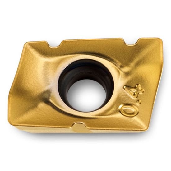 Picture of Ingersoll ZOMT09T304R IN2530 Milling Insert Paralelagram 0.015 TiAIn + TiN Hipos