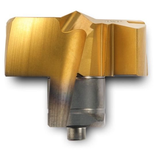 Picture of Ingersoll TPF2150R01 IN2505 0.8465 (21.50 mm) Gold Twist Replaceable Flat Bottom Tips Steel