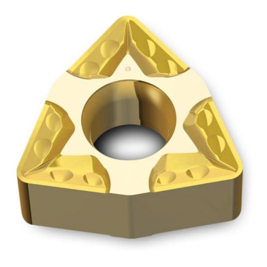 Picture of WNMX332 MT TT5080 Ingersoll WNMX060408MT TT5080 Trigon Negative Carbide 0.0310 0.79mm Radius Roughing, Semi Finishing