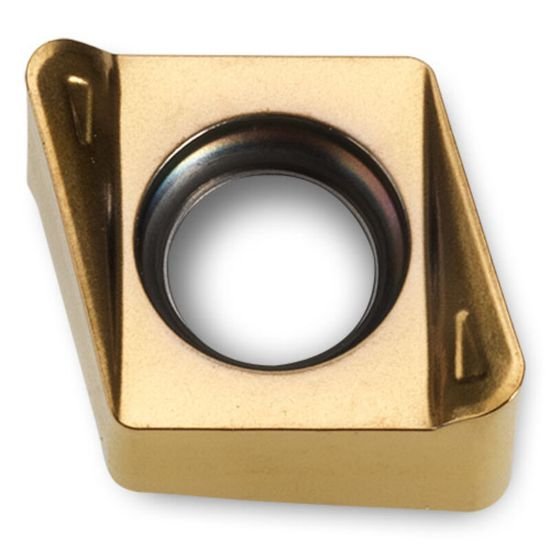 Picture of Ingersoll MNHU060308R IN2510 Milling Insert Paralelagram 0.031 TiAIn + TiN Tetra Insert Carbide