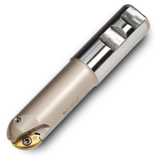 Picture of Ingersoll 1TW8K-1001981R01 Milling Cutter 1.000 Weldon 1.2500 2 Flute Coolant 0.68 Max DOC 6.000 OAL