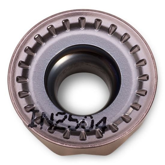 Picture of Ingersoll RJLT1304MOTN IN2505 Milling Insert Round 0.250 TiAIn + TiN FormMasterShear Insert