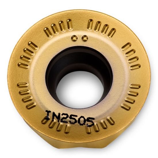 Picture of Ingersoll RJLT1907MON IN2530 Milling Insert Round 0.375 TiAIn + TiN FormMasterShear Insert