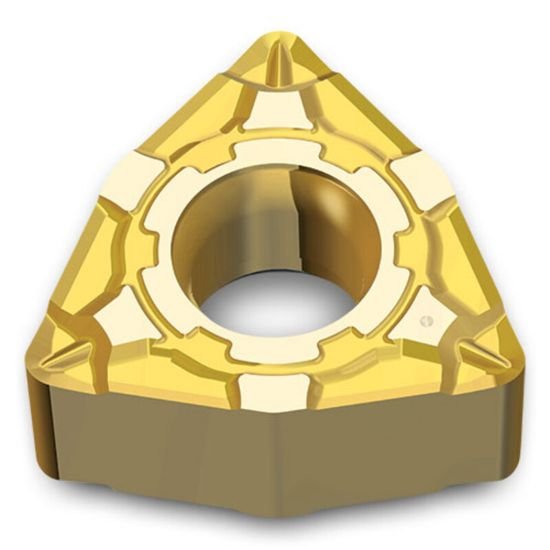 Picture of WNMX332FG TT8125B Ingersoll WNMX060408FG TT8125B Trigon Negative Carbide 0.0310 0.79mm Radius Roughing, Semi Finishing