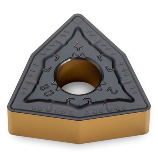 Picture of WNMG432RGP TT8115B Ingersoll WNMG080408RGP TT8115B Trigon Negative Carbide 0.0310 0.79mm Radius Roughing, Semi Finishing