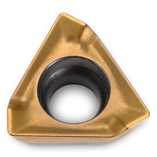 Picture of Ingersoll THLS040204R-M IN2530 Milling Insert Triangle 0.015 TiAIn + TiN HiPosTrio Insert