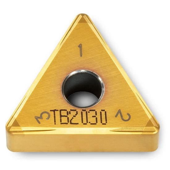 Picture of TNGM332CF LS3 TB2030 Ingersoll TNGM160408CF LS3 TB2030 Triangle Negative CBN 0.0310 0.79mm Radius Roughing, Semi Finishing