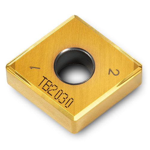 Picture of CNGM432CM-LS2 TB2030 Ingersoll CNGM120408CM-LS2 TB2030 80.0° Negative CBN 0.0310 0.79mm Radius Roughing, Semi Finishing