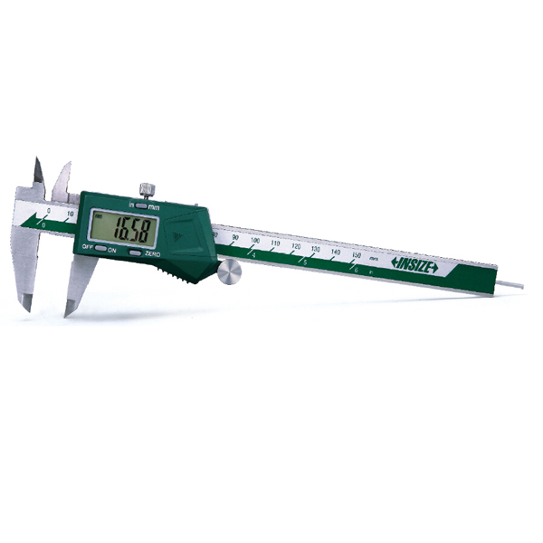 Picture of Insize 1119-150 Digital Caliper With Round Depth Bar, 0-6"/0-150mm